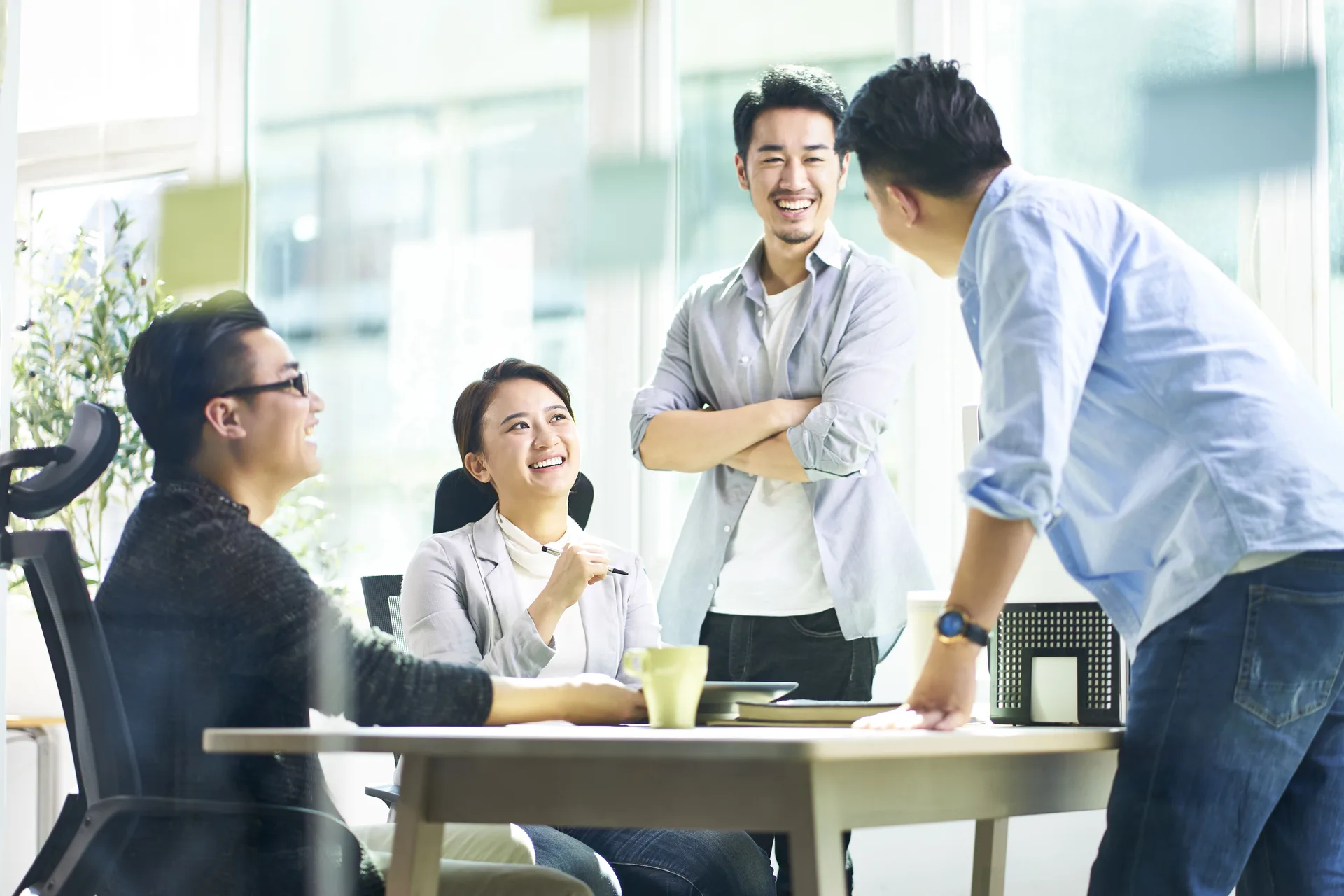 Happy Office Talk