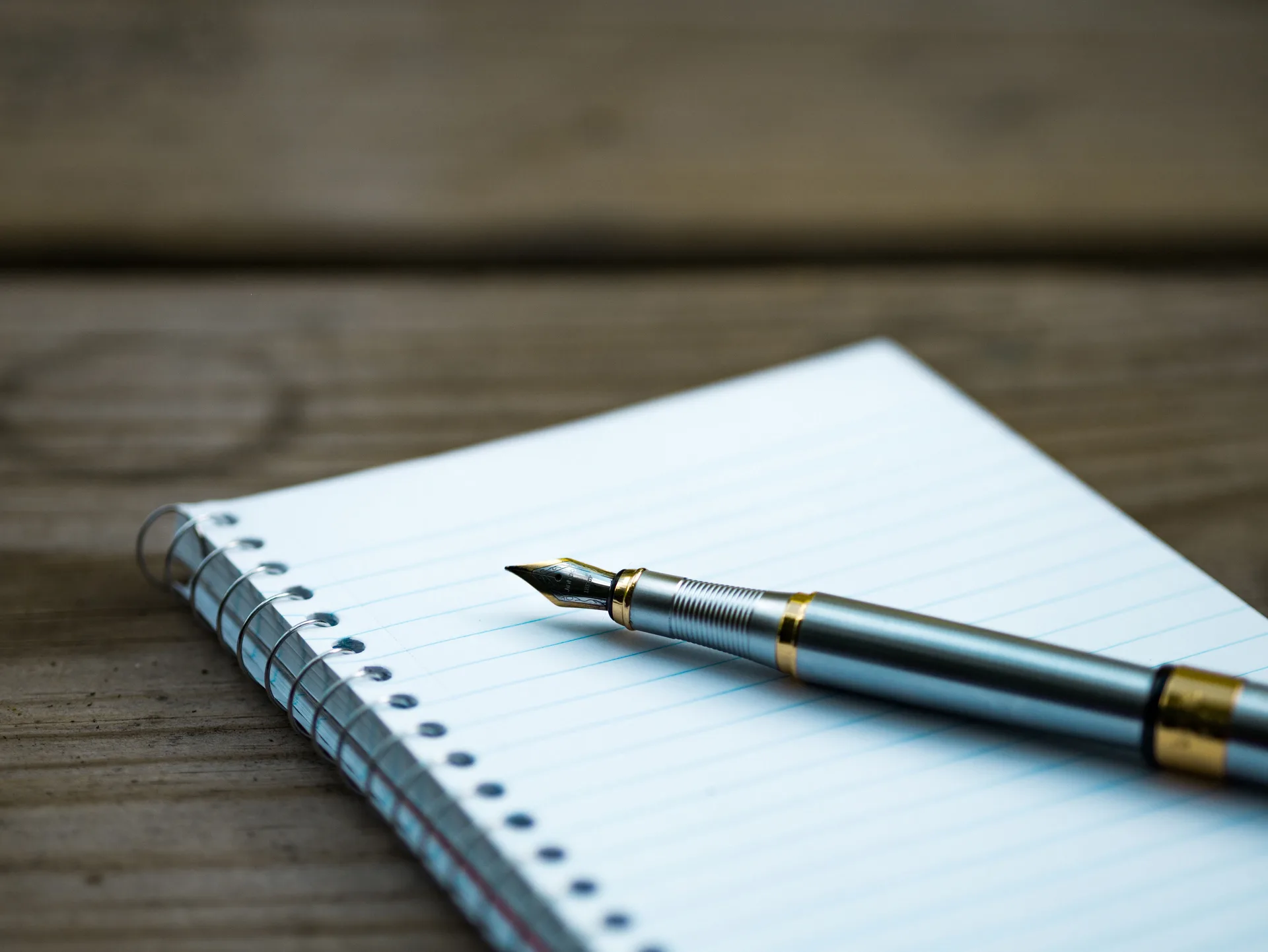 Notebook and Fountain Pen